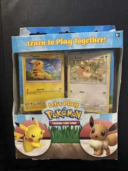 Pokemon TCG Let's Play Pikachu & Eevee Theme Decks Box Sealed New Cracked Ice - Image 1