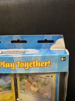 Pokemon TCG Let's Play Pikachu & Eevee Theme Decks Box Sealed New Cracked Ice - Image 3