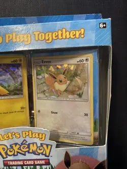 Pokemon TCG Let's Play Pikachu & Eevee Theme Decks Box Sealed New Cracked Ice - Image 4