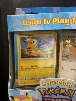 Pokemon TCG Let's Play Pikachu & Eevee Theme Decks Box Sealed New Cracked Ice - Image 5