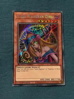 YUGIOH! Dark Magician Girl (MFC Art) SBC1-ENA05 Secret Rare 1st Edition NM - Image 1
