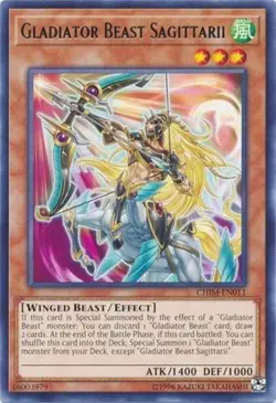 Gladiator Beast Sagittarii - CHIM-EN011 - Rare - Unlimited Edition - Lightly Pla - Image 1