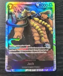 One Piece CCG Jack Two Legends SR Foil Card OP08-084 NM - Image 1