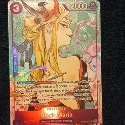 Bandai Black Maria OP08-074 Special Holo Character One Piece CCG Card - Image 1