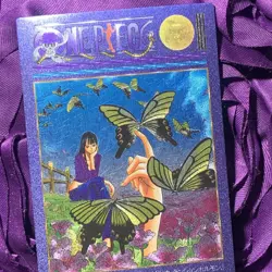 Nico Robin ONE PIECE Animal Theatre ACG Anime Goddess Waifu Holo Card Butterfly - Image 2