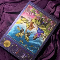Nico Robin ONE PIECE Animal Theatre ACG Anime Goddess Waifu Holo Card Butterfly - Image 3