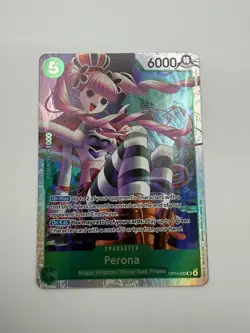 One Piece Perona OP14-033 Super Rare (SR) The Azure Sea's Seven - Image 1