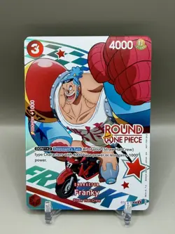 One Piece x Round 1 - Franky ST21-011 Promo - ENGLISH - NM - Image 1