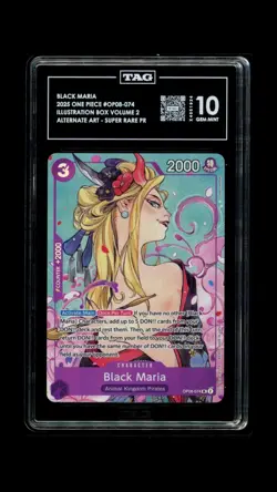 TAG 10 Black Maria OP08-074 2025 One Piece Promos Illustration Box VOL 2 - Image 1