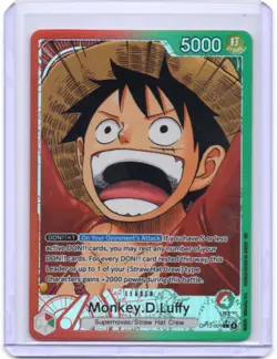 Monkey D. Luffy OP13-001 Leader Alt Art - One Piece Carrying On His Will English - Image 1