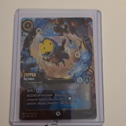 Disney Lorcana TCG Zipper - Big Helper Enchanted Foil Alt Art 235/204 EN - Image 1