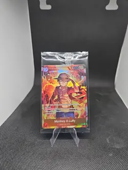 Sealed Promo One Piece CARD Treasure Booster Monkey.D.Luffy ST10-006 SR New - Image 1