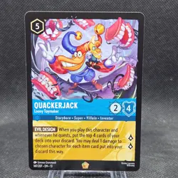 Quackerjack Loony Toymaker Legendary Disney Lorcana Attack of the Vine 147 - Image 1