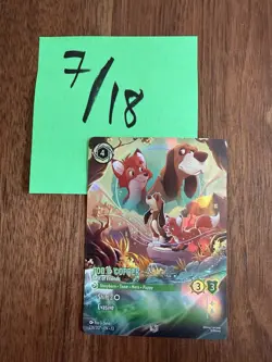 Disney Lorcana Tod & Copper - Best Of Friends Enchanted 236/207 Ships 7/20! - Image 1