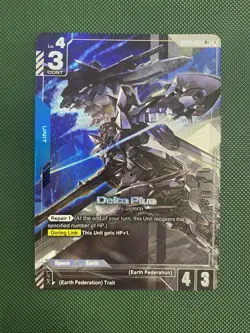 Gundam TCG Card Game Delta Plus GD01-006 R+ Alternate Art English - Image 1