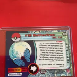 Topps Topps Chrome Pokemon TCG Butterfree #12 TV Animation Edition Foil Card - Image 2