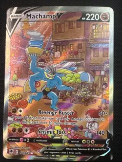 Machamp v Alternate Full Art Holo Card 172/189 Swsh10 Astral Radiance 2022 - Image 2
