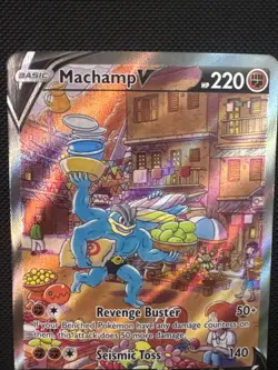 Machamp v Alternate Full Art Holo Card 172/189 Swsh10 Astral Radiance 2022 - Image 3