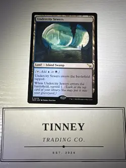 MTG Undercity Sewers Murders at Karlov Manor 0270 Rare Land Magic Card Genuine N - Image 1