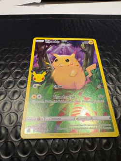 Pikachu 005/025 Celebrations Holo Full art Pokemon card - Image 1