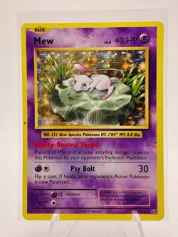 Mew - XY Evolutions Set - 53/108 - Holo-Foil - Pokemon Card -Near Mint - Image 1