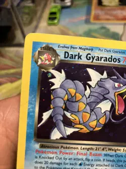Pokemon Card - Dark Gyarados Team Rocket 8/82 Holo Rare - Image 3