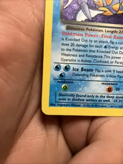 Pokemon Card - Dark Gyarados Team Rocket 8/82 Holo Rare - Image 5