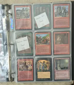 132 1994 magic the gathering cards binder - Image 3
