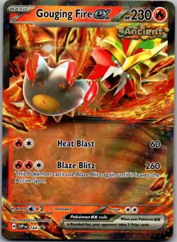 Gouging Fire ex Holo Promo SV: Scarlet & Violet Promo Cards 144 NM - Image 1
