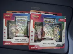 X2 Pokemon TCG First Partner Illustration Collection Series 2 - Image 1