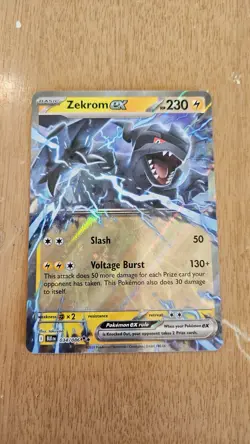 Zekrom ex 34/86 Full-Art Pokemon card - Image 2