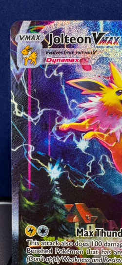 Pokemon TCG: Jolteon VMax Sword & Shield Black Star Promo w/ FREE SHIPPING !! - Image 2