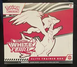 Pokemon Scarlet & Violet White Flare ETB Elite Trainer Box FACTORY SEALED - Image 1