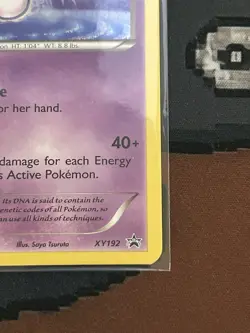 2017 Mew Cosmos Holo Black Star Promo Card XY192 Pokemon TCG - Image 4