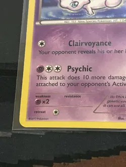 2017 Mew Cosmos Holo Black Star Promo Card XY192 Pokemon TCG - Image 5