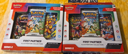 Pokemon TCG First Partner Illustration Collection Series 2 2 Box Lot Promo 2021 - Image 1