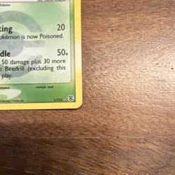 Pokemon TCG Beedrill 1/112 EX FireRed & LeafGreen Holo Rare 90 HP English 2004 - Image 5