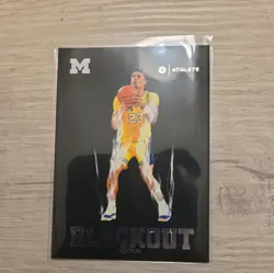 Yaxel Lendeborg 2025-26 Onit #BL-1 Blackout Edition Michigan Warriors - Image 1