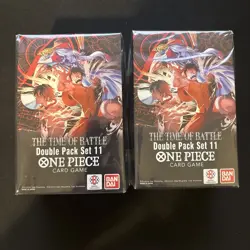 (Lot of 2) One Piece op-16 Double Pack Set Vol 11 Factory Sealed - Image 1