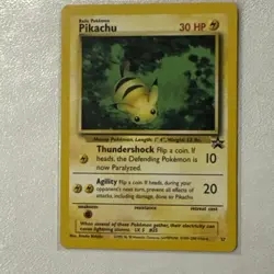 Pokemon Pikachu Black Star Promo Card #27 - Image 1