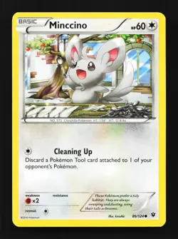Minccino 86/124 Fates Collide English Pokemon Card TCG - Image 1