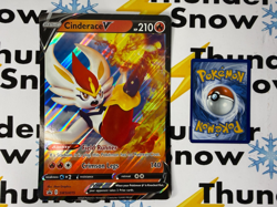 JUMBO Cinderace V Oversized Promo Card #SWSH015 Holo Pokemon - Image 1