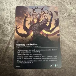 Ulamog, the Defiler - Custom Art MTG Magic The Gathering Playtest Card - Image 1