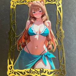 Goddess Story Gold METAL Card - Serial Number #/100! Anime Waifu Rephtalia READ - Image 1