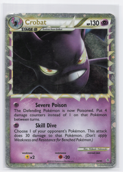Crobat Holo (Prime) - 84/95 - Unleashed UL - Pokemon Card Moderately Played! MP - Image 1