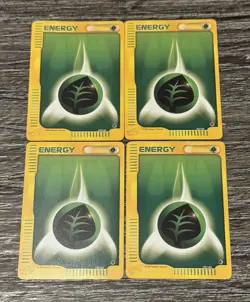 Pokemon Expedition Set Grass Type Energy Cards 2002 Lot of 20 Cards - Image 2