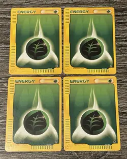Pokemon Expedition Set Grass Type Energy Cards 2002 Lot of 20 Cards - Image 4