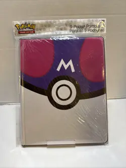 Ultra Pro 9-Pocket Portfolio Pokemon Master Ball - Pokemon Cards Protector. New - Image 1