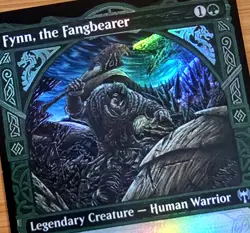 X 1 Fynn, the Fangbearer FOIL Showcase NM-M Kaldheim 316 MTG Magic The Gathering - Image 1
