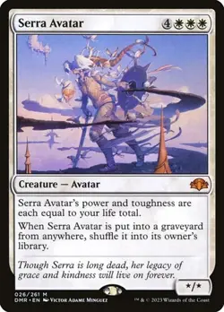 Serra Avatar - Foil Dominaria Remastered NM MTG - Image 1